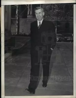 1944 Press Photo Vice-President Henry A. Wallace Arrives At Whitehouse For Lunch • $15.99
