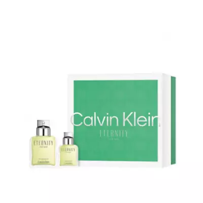 Calvin Klein Eternity Eau De Toilette Men's Aftershave Gift Set Spray (100ml) Wi • £47.99