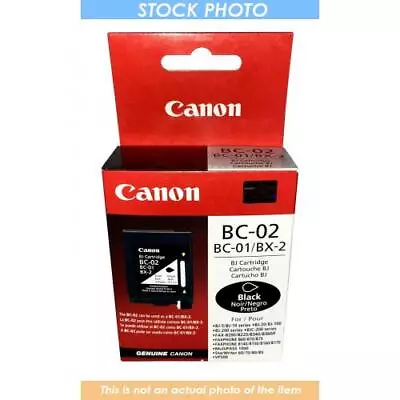 0081a003 Canon Bc-02 Ink Cartridge Black • £94.84