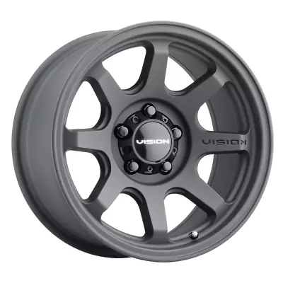 Vision Off-Road 17x8 Wheel Satin Black 351 Flow 5x4.5 +30mm Aluminum Rim • $180.99