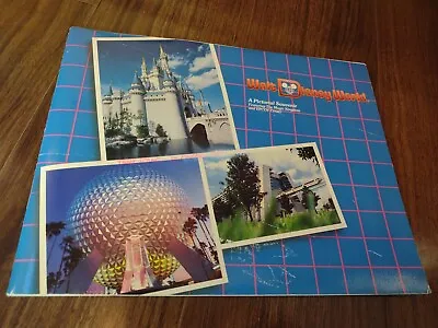 Vintage Walt Disney World Pictorial Souvenir Book 1985 Epcot Magic Kingdom  • $12.30