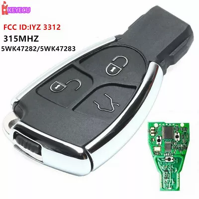 Modified Smart Remote Key 315MHz NEC Chip For Mercedes-Benz C E S CLASS IYZ 3312 • $25.41