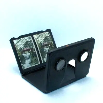 £14.50 • Buy Antique 1920s Metal Camerascope Stereoscopic 3D Picture Card Viewer