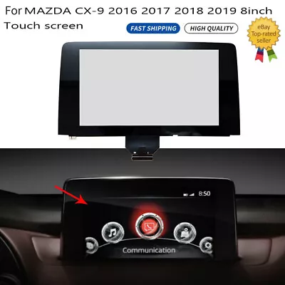 2016-19 8  For MAZDA CX-9 REPLACEMENT TOUCH-SCREEN GLASS Digitizer RADIO DISPLAY • $41.99