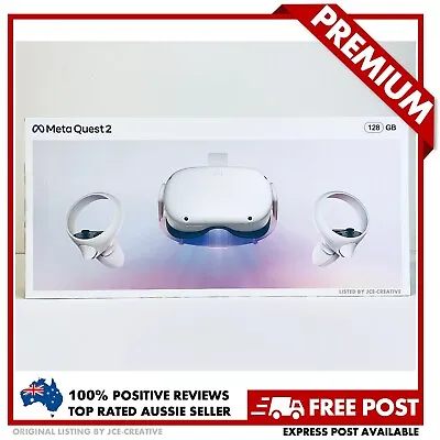 Meta Oculus Quest 2 128gb 🔥pay Only $458🔥 All-in-one Vr Headset + Free Post • $488