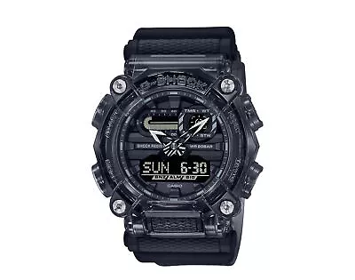 Casio G-Shock Transparent Pack Analog-Digital Resin Smoke Watch GA900SKE-8A • $85