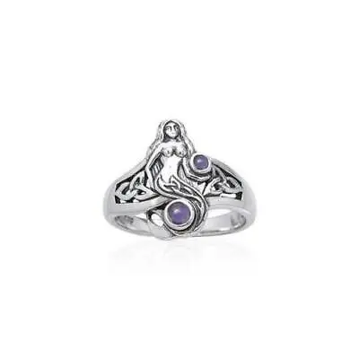 Mermaid .925 Sterling Silver Ring By Peter Stone Jewelry Amethyst • $59.97