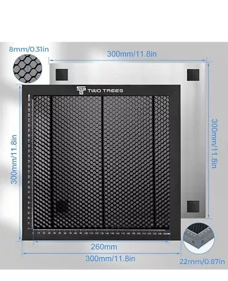 300x300mm Honeycomb Laser Bed For Laser Cutter Engraver | Board Table Metal Base • £49