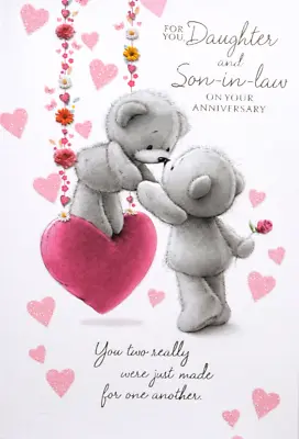 Wedding Anniversary Card Daughter And Son-in-law (#29713DSIL) • £2.09