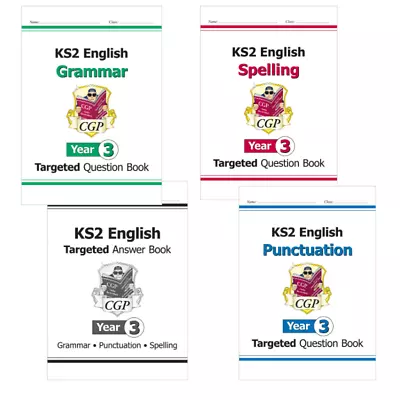 Year 3 English Targeted Question Book For Age 7-8 : Spelling Punctuation & Gram • £14.99