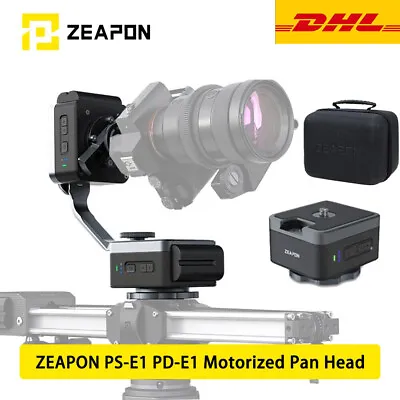 DHL ZEAPON PS-E1 PD-E1 PONS PT Motorized Pan Head Tilt Head 360° For Camera DSLR • $425