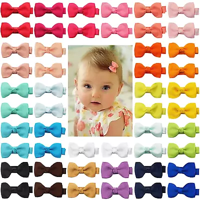 CÉLLOT Baby Hair Clips 50 Pieces 25 Colors In Pairs Baby Girls Fully Lined Baby  • $14.68