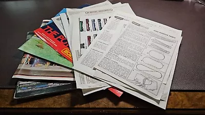 Lot Of Hornby Model Railway Catalogues Price Lists & Instructions • £9.99