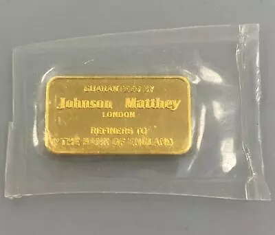 Johnson Matthey 5-Gram .9999 Gold Bar .1607AGW Sealed L18452 • $280