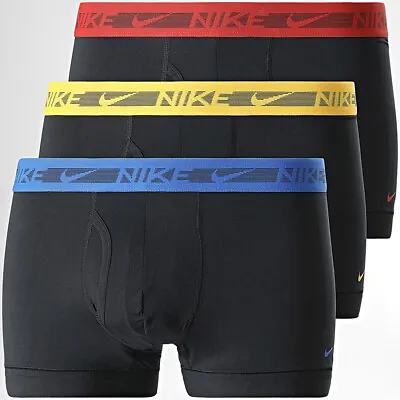Nike Dri-Fit Ultra Stretch Micro Trunk 3 Pack Men's Underwear KE1152-M1Q • $28.47