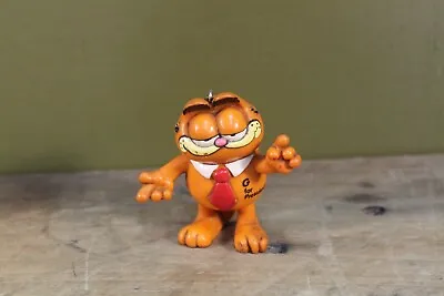£8 • Buy Vintage Garfield - 'G For President' Figure/Keyring -6.5cm- Bully 1981-W-Germany