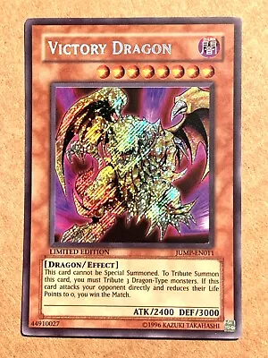 Yugioh Victory Dragon JUMP-EN011 Secret Rare Limited Edition Near Mint • $9.99