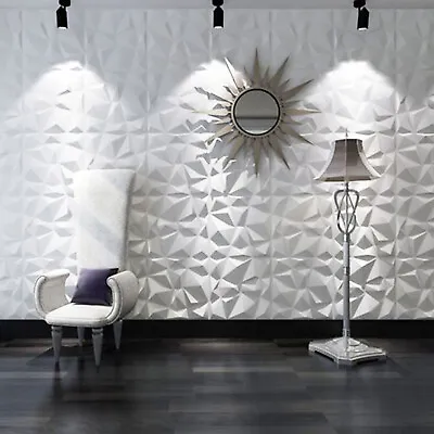 24x Kitchen 3D Wall Panels Covering PVC Cladding Wallpaper Decorative Tiles 50cm • £23.32