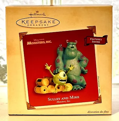 Monsters Inc. Sulley And Mike Hallmark Keepsake Christmas Ornament W/sound • $19.99