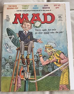 Mad Magazine Uk The Man Behind The Pop Copy 242 June 1982 • £0.99