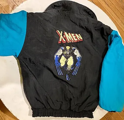 Vintage Rare Marvel Comics Windbreaker Jacket Jump Sportswear Wolverine X-Men • $500