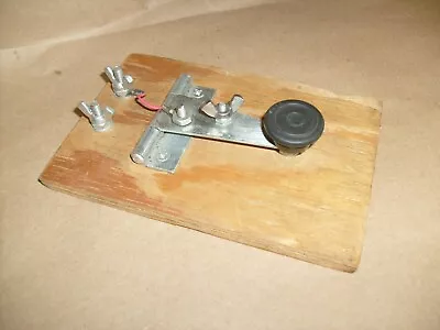 Vintage Morse Code Key Home Brew Door Hinge Unit From Crystal Radio Builder  • $52.50