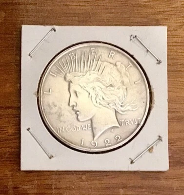 $45 • Buy 1922 USA Silver Peace Liberty 1 Dollar