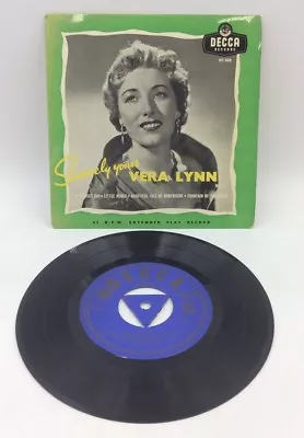 Vera Lynn Sincerely Yours Decca 7” 45 RPM England  • $14.99