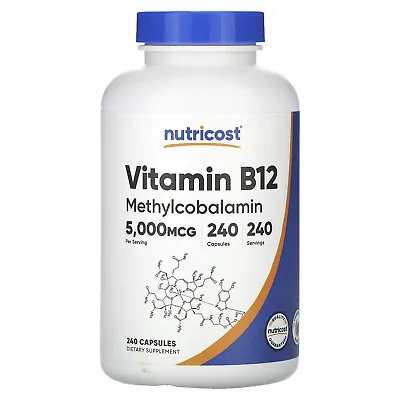 Vitamin B12 5000 Mcg 240 Capsules • $22.95