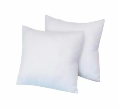 £16.99 • Buy Set  Of 1 - 10 Hollow Fibre Cushion Scatter Inner Square Pads 35,40,45,50cm 