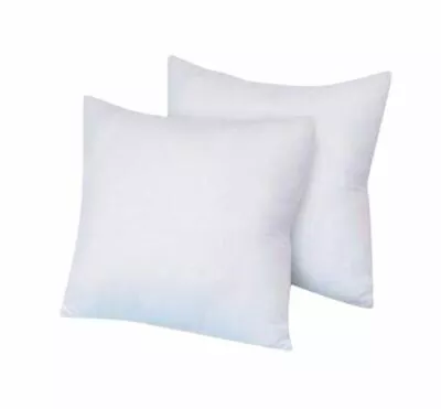 £16.99 • Buy Set  Of 1 - 10 Hollow Fibre Cushion Scatter Inner Square Pads 35,40,45,50cm 