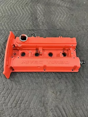 Mitsubishi Evo 9 OEM Valve Cover - MIVEC 1035A631 - Powder Coated W/ AN Fittings • $489.99