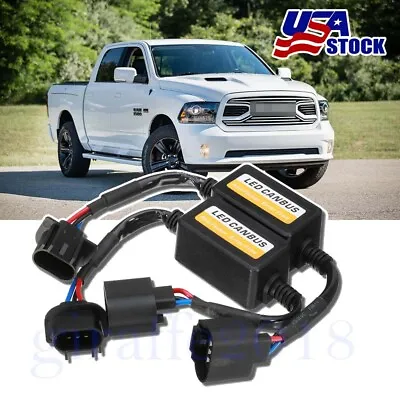 H13 9008 LED Headlight Error Free Canbus Decoder Anti-Flicker Resistor For Dodge • $13.99