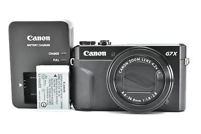 [Near Mint] Canon G7X Mark II G7 X II PowerShot 20.1MP Digital Camera (Black) • $1230.80