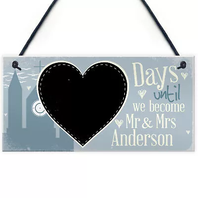 Wedding Countdown Days Until We Say I Do Engagement Gifts Mr And Mrs To Be • £6.99