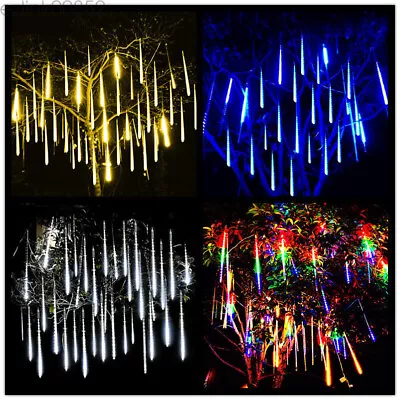 360 LED Tubes Lights Meteor Rain Tree String Garden Party Outdoor Xmas Decor • $11.39