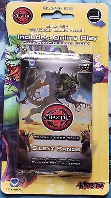 Chaotic - Trading Card Game - Silent Sands - First Edition Booster Pack Sealed • $15