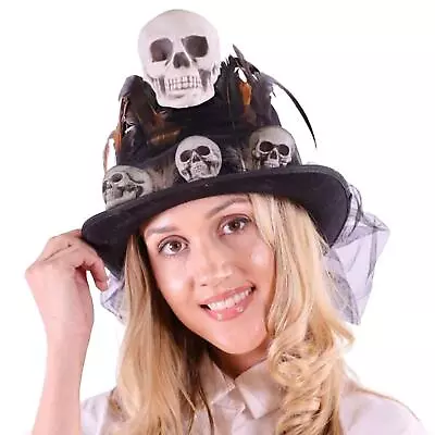 Voodoo Mini Skull Top Hat • $34.99