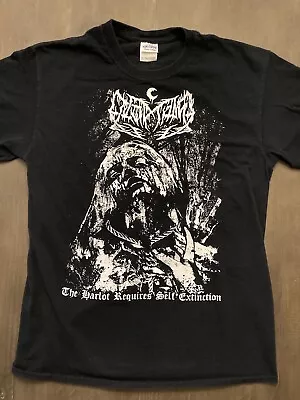 Leviathan Shirt Medium Lurker Of Chalice Xasthur Profanatica Black Metal Rare  • $65