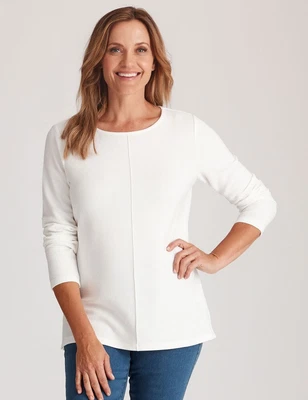 $16.64 • Buy Millers Long Sleeve Tured With Pintuck Detail Top Womens Clothing  Tops T-Shirt