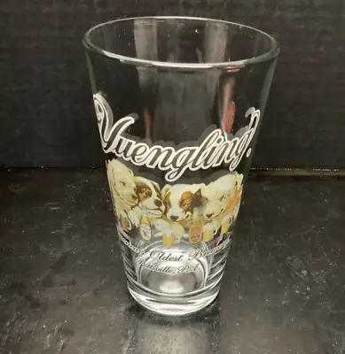 Yuengling Puppies Dogs Logo Pint 16 Oz. Beer Glass America's Oldest Brewery PA • $16