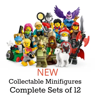 LEGO NEW MINIFIGURES  |  SERIES 25  Complete SET Of 12 (71045) AU WIDE POST • $84