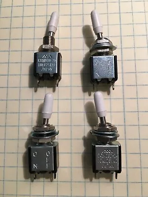 Lot Of 4pcs SPST Mini Toggle Switch Miniature ON/Off Switch • $6