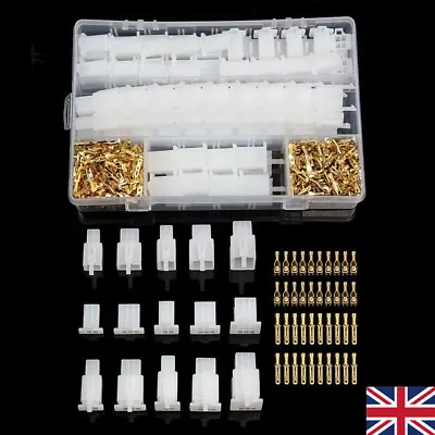 580PCS Car Auto Electrical 2.8mm 2 3 4 6 9Pin Wire Connector Motor Plug Terminal • £11.95