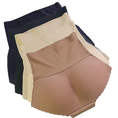 Buttock Padded Underwear High Waist Bum Shaper Butt Enhancer Knickers Panties • £11.87