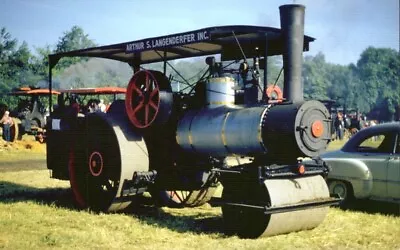 Postcard - Vintage Steam-Powered Farm Equipment At State Fair 1959 Tractor  2045 • $5.89