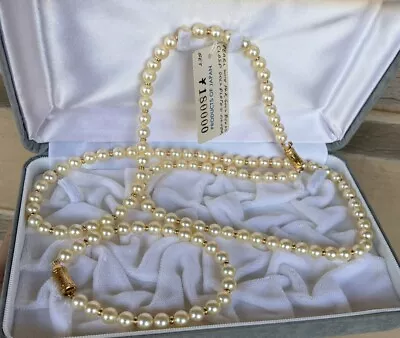 NEW 14k Gold & Golden Akoya Saltwater Pearl Long Necklace & Bracelet Set AAA+ • $999