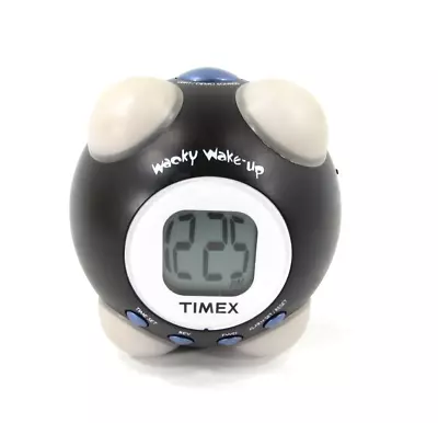 Timex Wacky Wake-Up Shake N Wake Vibrating Talking Digital Alarm Clock 100% Fun • $14.95