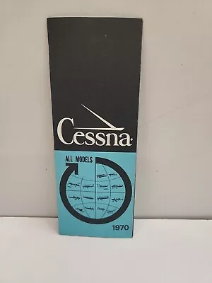 VINTAGE..1970 CESSNA AIRCRAFT SERIES... SALES BROCHURE...RARE! With Pricing • $24.95