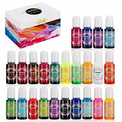 Epoxy Pigment 24 Colors Epoxy Resin Dye Liquid Epoxy Resin Colorant For Resin... • $19.24